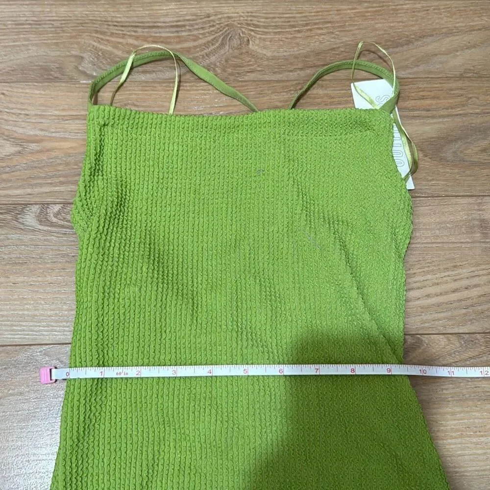 NWT‎ Urban Outfitters Tyra strappy-back green mini dress size xs - Picture 4 of 7